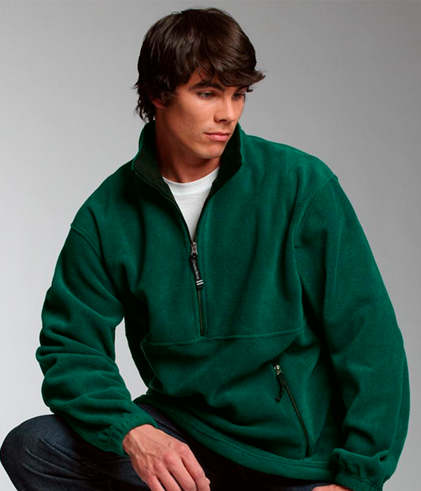 Männer Quarter Zip Pullover